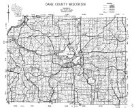 Dane County Map, Dane County 1954